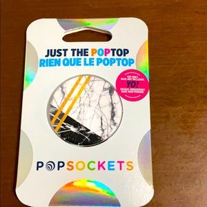 Pop socket pop top